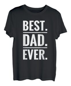 Papa Vater Spruch Lustig Vatertag Geschenk Best Dad Ever T-Shirt
