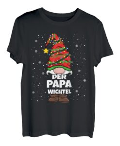 Papa Wichtel Lustiges Herren Weihnachts-Wichtel Design T-Shirt