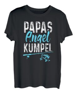 Papas Angel Kumpel Angler Spruch Fischer T-Shirt