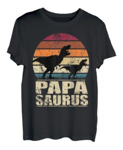 Papasaurus Rex Vater Dinosaurier Familien Dino Papa Saurus T-Shirt