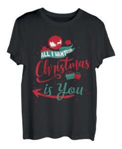 Passendes Paar Kostüm All I want for Christmas is you T-Shirt
