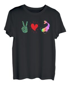 Peace Love Wallerangeln T-Shirt