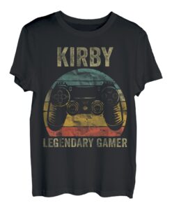 Personalisiertes Legendary Gamer Shirt Kirby Name Video Gamer T-Shirt