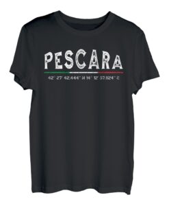 Pescara Italien GPS-Koordinaten T-Shirt