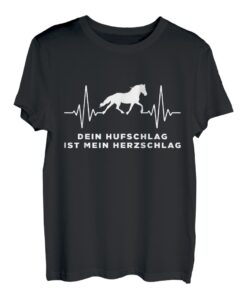 Pferd Herzschlag Hengst Pferdesport Reiter Reiten Geschenk T-Shirt
