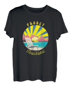 Phuket Retro Sonnenuntergang & Strandurlaub T-Shirt