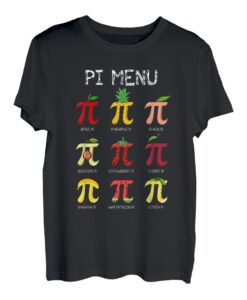 Pi Menu Tropische Früchte Lustige Pi Day 3.14 Mathematiklehrer niedlich T-Shirt
