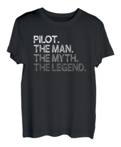 Piloten-Geschenk Der Mann Mythos Legend T-Shirt