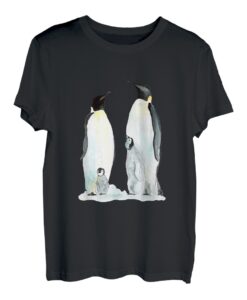 Pinguin Familie zwei Kinder - Pinguin T-Shirt
