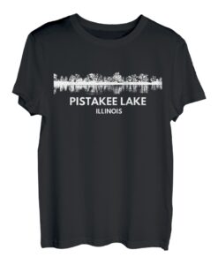 PISTAKEE Lake Illinois Trip Lustiger Sommer Angeln Camping T-Shirt