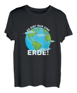 Planet Erde Umweltschutz Klimaschutz Naturfreund Geschenk T-Shirt