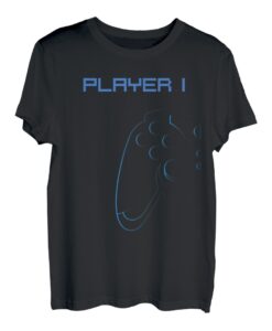 Player 1 Partnerlook Papa Sohn Gamer T-Shirt