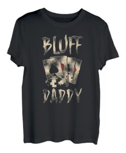 Poker Papa Vater Vintage Bluff Daddy T-Shirt