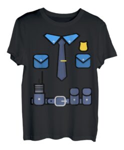 Polizei Kostüm Karneval Fasching Polizist Beamter Kostüm T-Shirt