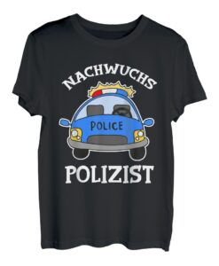 Polizist Nachwuchs Polizeiauto Streifenwagen Cop Geschenk T-Shirt