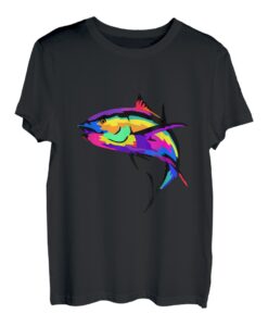 Pop Art Thunfisch Salzwasser Angler Fischer Thunfisch Angeln T-Shirt
