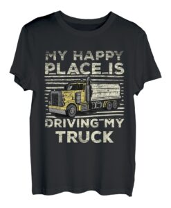 Pritsche Trucker 18 Räder Design für einen Halb-LKW-Fahrer T-Shirt