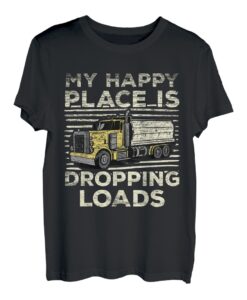 Pritsche Trucker 18 Räder Design für einen Semi Truck Driver Zi T-Shirt