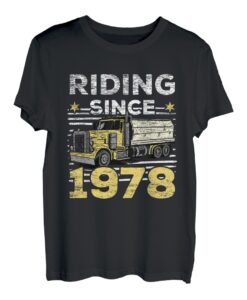 Pritsche Trucker 45. Geburtstag Design für einen Halb-LKW-Fahrer T-Shirt