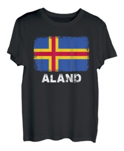 Proud Aland Islands Flagge Shirt Support Aland People T-Shirt