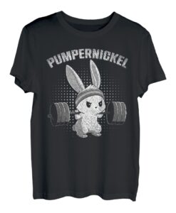 Pumpernickel - Fitness Häschen Osterhase Gym Kaninchen T-Shirt