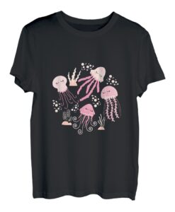 Quallenliebhaberin Jellyfishing Unterwasser Meeres Kreatur T-Shirt