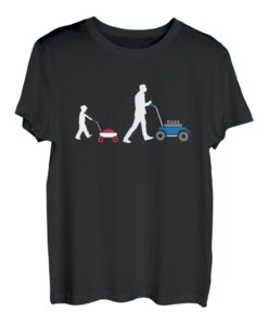 Rasenmäher Gärtner Vater Sohn Rasen Garten Hobbygärtner T-Shirt