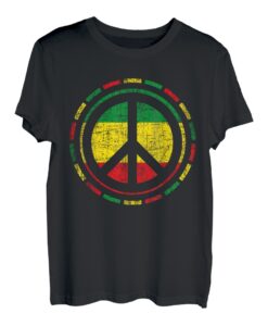 Rasta Peace Design. Geschenk für Reggae Musikliebhaber T-Shirt