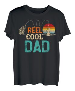 Reel Cool Dad Fisherman Vatertag Lustiges Angeln T-Shirt