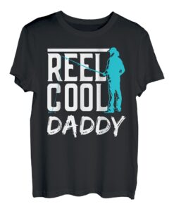 Reel Cool Daddy Anglermann Fish Hobby Fisher Dad T-Shirt