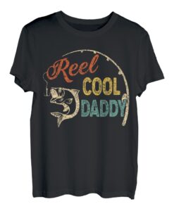 Reel Cool Daddy Vintage Angel-Liebhaber Fischer Vatertag T-Shirt