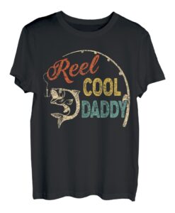Reel Cool Daddy Vintage Angel-Liebhaber Fischer Vatertag T-Shirt