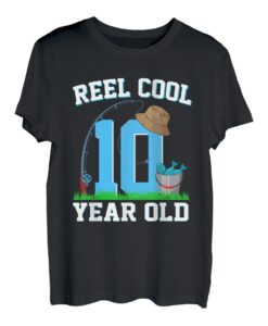 Reel Cool Fischer, 10 Jahre alt, Angeln, 10. Geburtstag T-Shirt