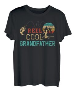 Reel Cool Grandfather Vintage lustige Angelrute Geschenk Opa T-Shirt