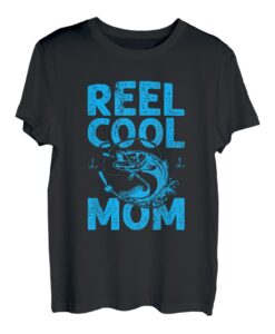 Reel Cool Mama Angelmutter Frauen Angelfreunde Retro T-Shirt