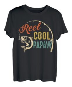 Reel Cool Papaw Vintage Angel-Liebhaber Angler Vatertag T-Shirt