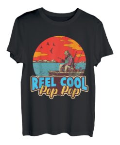 Reel Cool Pop Pop Angelfreunde Angler T-Shirt