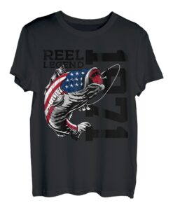 REEL LEGEND 1971 ANGELN 52 JAHRE ANGLER 52. GEBURTSTAG T-Shirt