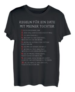 Regeln für Ein Date mit Meiner Tochter | Lustig - Papa - T-Shirt