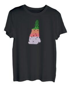 Regenbogen-Forellenfisch, New Hampshire Staatskarte, Fliegenfischen, Geschenke T-Shirt