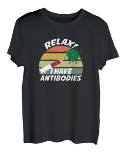 Relax i have antibodies retro vaccination Pullover Hoodie