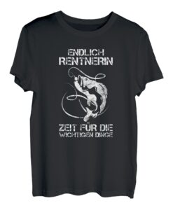 Rentner Angeln Endlich Rentnerin T-Shirt