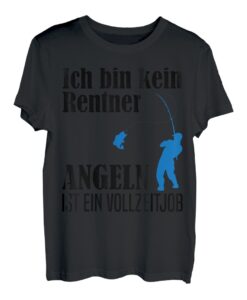 Rentner Angler Angeln Lustiger Spruch Ruhestand Pension T-Shirt