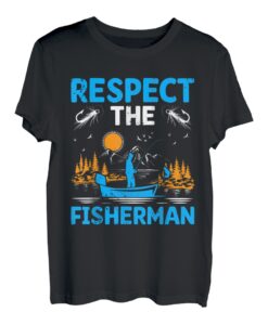 Respektiere den Fischer I Fishing T-Shirt