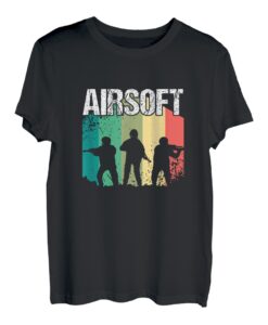 Retro-Airsoft-Spieler Scharfschütze Luftgewehrschießen Sport T-Shirt
