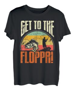 Retro Angeln Holen Sie sich die Floppa Sarkastisch Fischer T-Shirt
