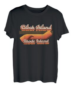 Retro Block Island 80er Jahre Outfit - Block Island Beach T-Shirt