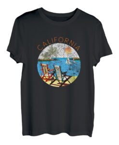 Retro California Souvenir - Vintage Strand Urlaub T-Shirt