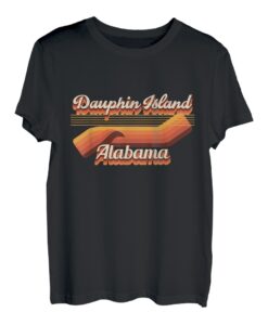 Retro Dauphin Island 80er Jahre Outfit - Dauphin Island Beach T-Shirt