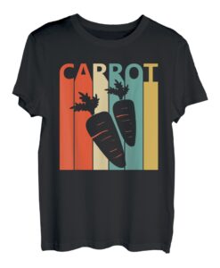 Retro die Möhre Karotte T-Shirt